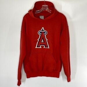 Vintage Los Angeles Angels Genuine Merchandise Hooded Sweatshirt Large